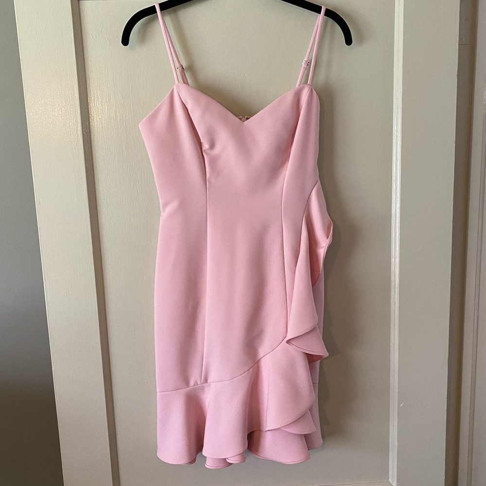 Likely Laverna sweetheart neck ruffle dress